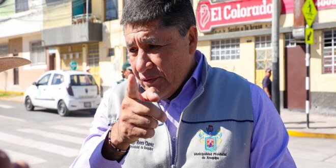 Alcalde de Arequipa, Víctor Hugo Rivera indicó que presentarán pedido ante el Ministerio del Interior.