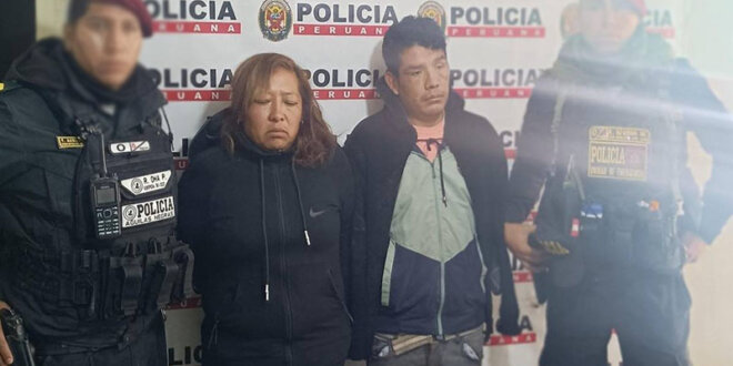 Fueron detenidos por robo en Juliaca.