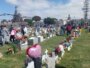 Cientos de familias acudieron a cementerio en el Día de la Madre.