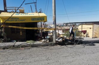 Incendio consumió la vivienda ubicada en el sector de UPIS Deán Valdivia.