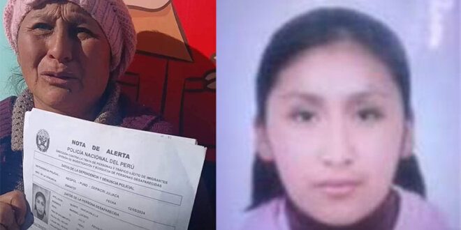 Doña Plácida busca apoyo para encontrar a su hija.