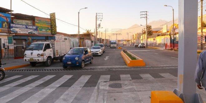 Tránsito se habilitó en un tramo de la obra de la avenida Jesús.