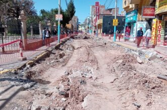 La obra sigue suspendida en el tramo de la iglesia