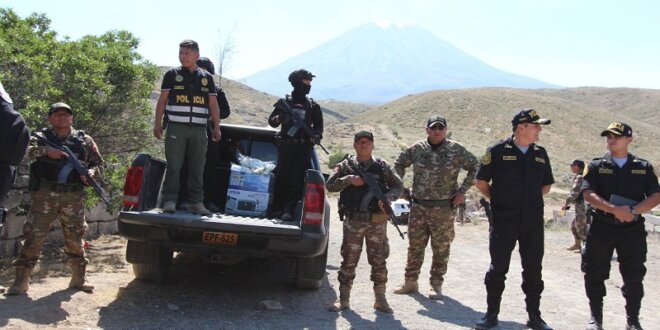 Policía montó megaoperativo en Arequipa y otras regiones.