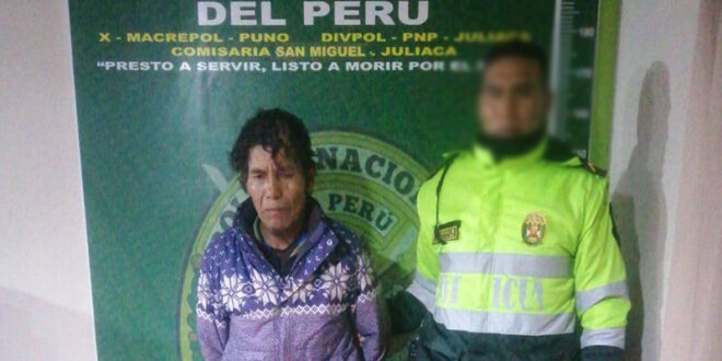 Sujeto vivía con inquilino en vivienda de menor en Juliaca.