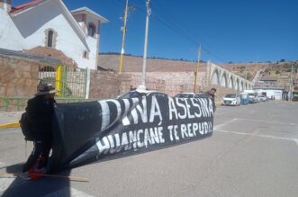Protesta contra Dina Boluarte.
