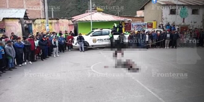 Uno de los delincuentes, junto al cadáver de su cómplice, fueron trasladados al distrito de Ollachea