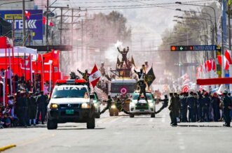 Desfile de Fiestas Patrias.