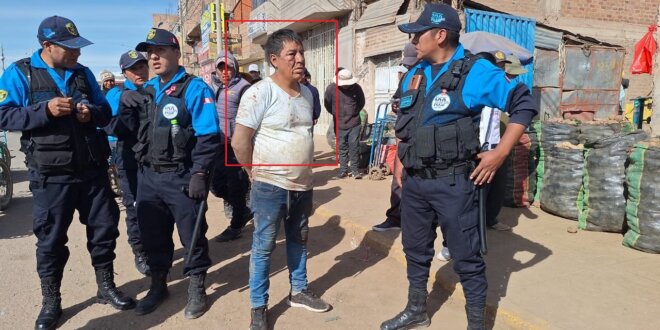 Puno: Ladrón capturado tras cometer robo