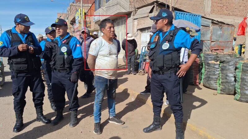 Puno: Ladrón capturado tras cometer robo