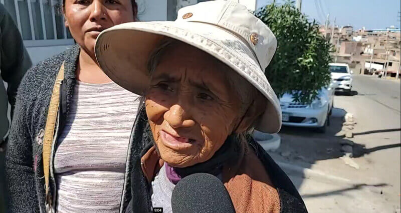 Arequipa: Anciana acusa a alcalde de intentar desalojarla de casa