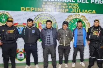 Puno: Policía Nacional detiene a miembros de la presunta banda criminal "Los carroñeros de Juliaca"