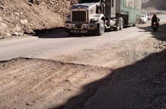 Puno: "El intercambio vial", obra de Sucacahua, se desmorona