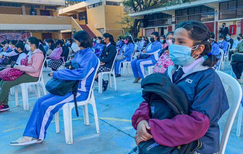 Alumnos ingresarán más tarde por el frío