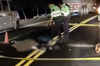 Policía fallece tras accidente en moto