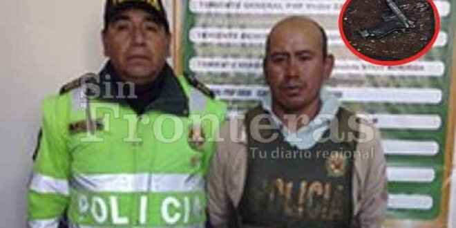 Gerardo Fausto Zeballos Pacompía fue detenido por la Policía.