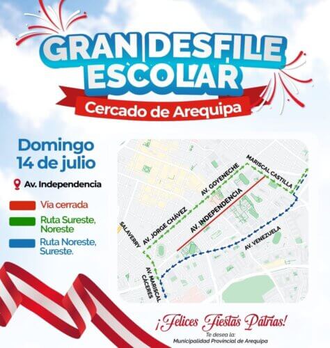 Desfile de Fiestas Patrias.