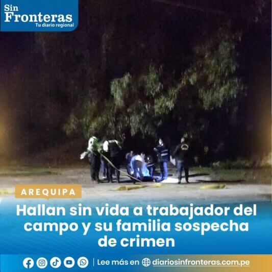 Hallan sin vida a trabajador del campo y su familia sospecha de crimen