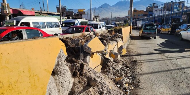 Arequipa: Acciones legales por derribar muro