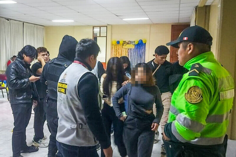 Tacna: Usaban local comunal para fiesta clandestina