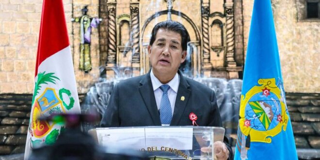 Alcalde mediante un comunicado garantiza los bienes