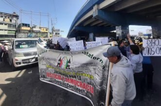 Arequipa: En Avelino protestan por gestión de alcalde