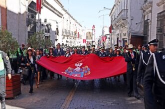 Aniversario de Arequipa inicia con saludo a la ciudad.