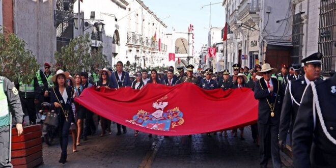 Aniversario de Arequipa inicia con saludo a la ciudad.