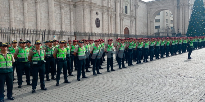 Arequipa: 50 policías recién capacitados en inteligencia se van de la región