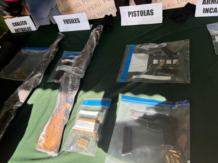 Prisión preventiva para individuos con armas