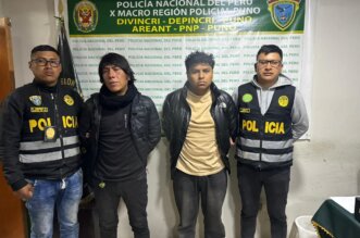 Puno: Policías atrapan a "Los Delivery de la Merca"