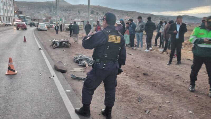 Motociclista muere en trágico choque