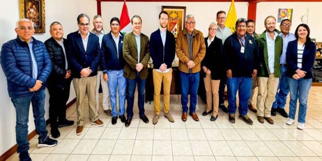 Alcalde provincial se reunió con representantes de ministerios y Banco KfW.