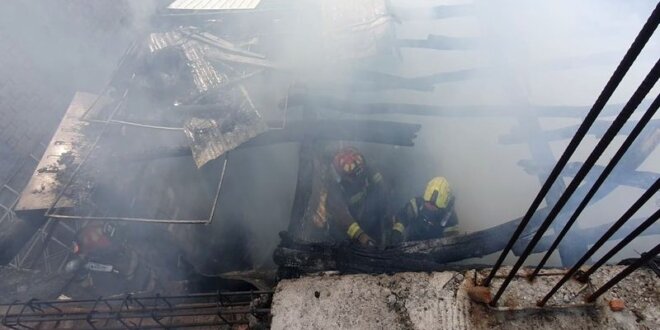 Se registró incendio en Cayma.