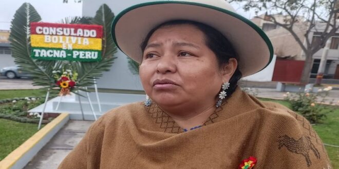 Beatriz Guzmán, agente consular de Bolivia en Tacna.