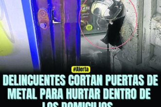 Moquegua: Cortan puertas de metal para robar de viviendas