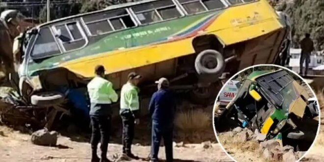 Puno: En ruta Puno-Desaguadero accidente deja 19 heridos