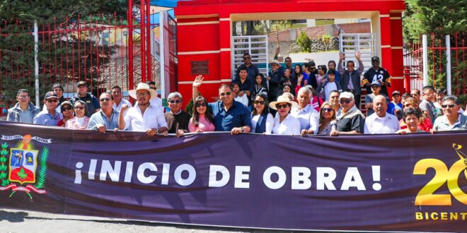 Comuna mejora vías de Cayma