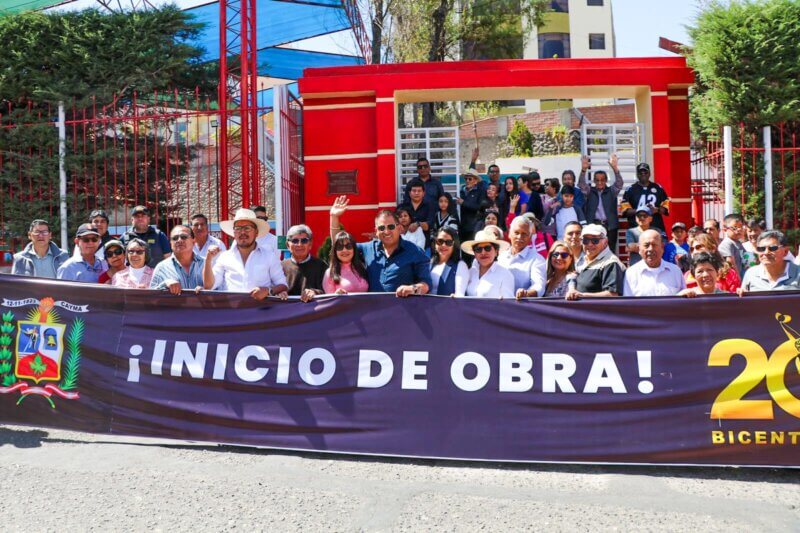 Comuna mejora vías de Cayma