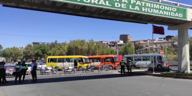 Conductores deberán tomar precauciones. Habrá congestión vehicular.