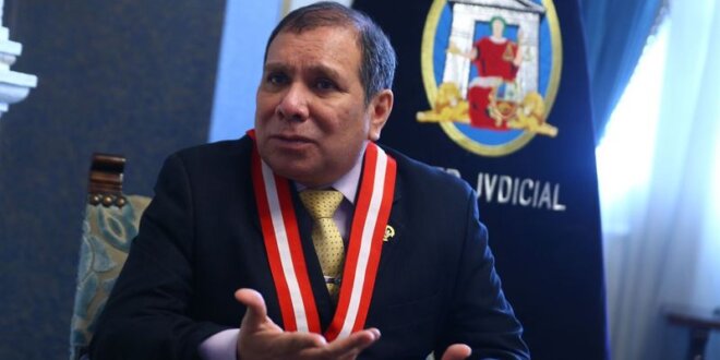 Presidente del Poder Judicial de Perú, Javier Arévalo Vela.