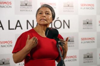 Congresista María Agüero.