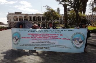 Alrededor de 620 docentes de la región Arequipa acatarán medida de lucha.