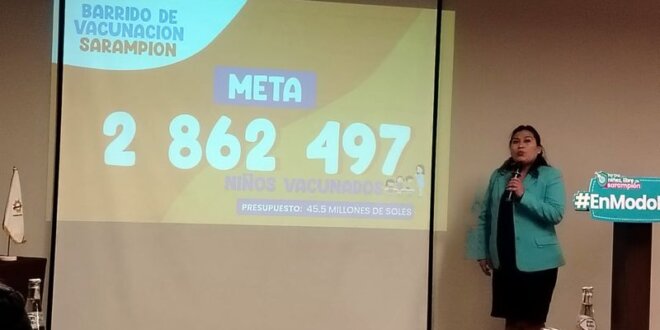 Campaña de salud está dirigida a niños de 1 a 6 años de edad a nivel nacional.