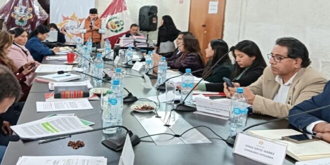 Pleno del Consejo Regional de Arequipa realizó sesión extraordinaria.