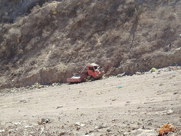 Arequipa: Minero muere tras despiste y caída de camión a abismo