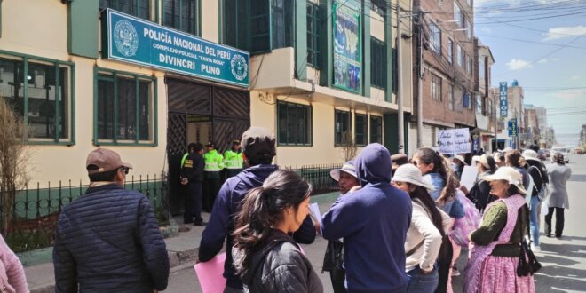 Bulliciosa protesta a favor de detenido