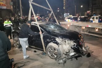 Policía ebrio provocó un fatal accidente