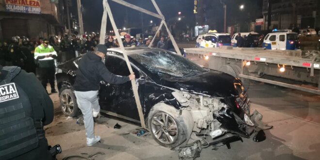 Policía ebrio provocó un fatal accidente