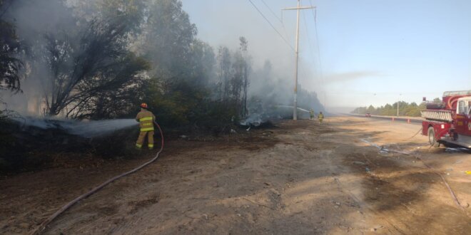 Corte de luz por incendio forestal perjudicó a 23 mil